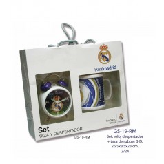 Set Regalo Reloj + Taza Real Madrid