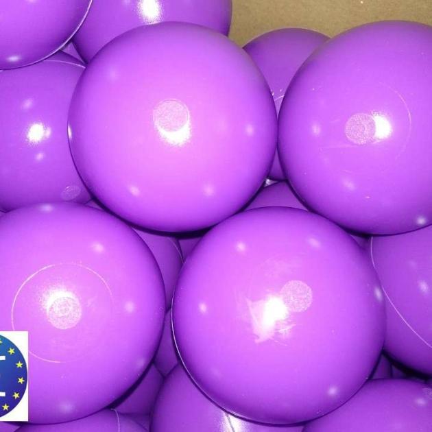 400 Pelotas MORADAS 8,5 cm. De Diámetro, ESPECIAL PARA PARQUES INFANTILES.