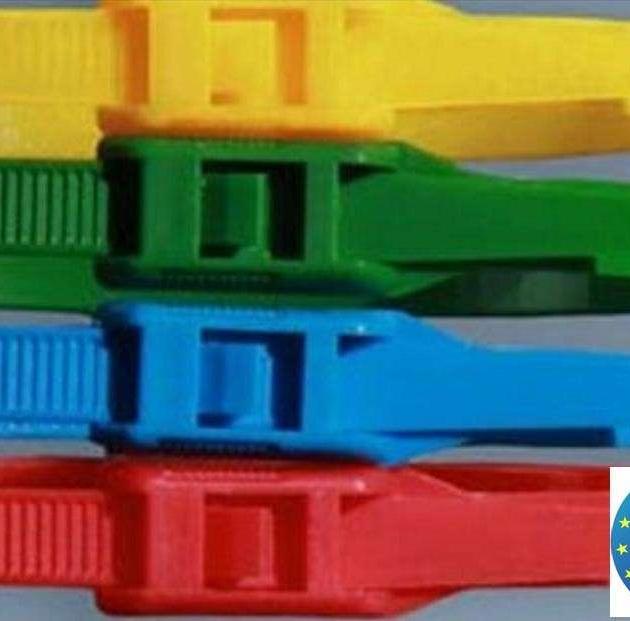 Bolsa De 100 Bridas Abrazaderas Panduit Cabezal Plano Para Parques Infantiles