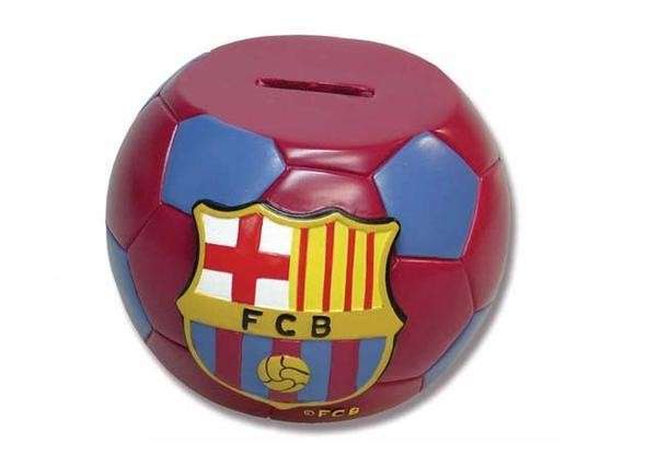 Hucha balón resina F. C. Barcelona