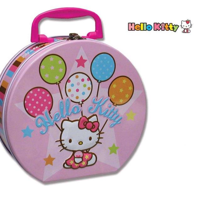 Maletín grande redondo Hello Kitty